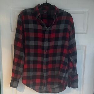 Croft & Barrow Red and Black Flannel Shirt